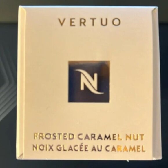 Nespresso Vertuo (VL) 2023 Limited Edition Frosted Caramel Nut Sleeve - Picture 1 of 4